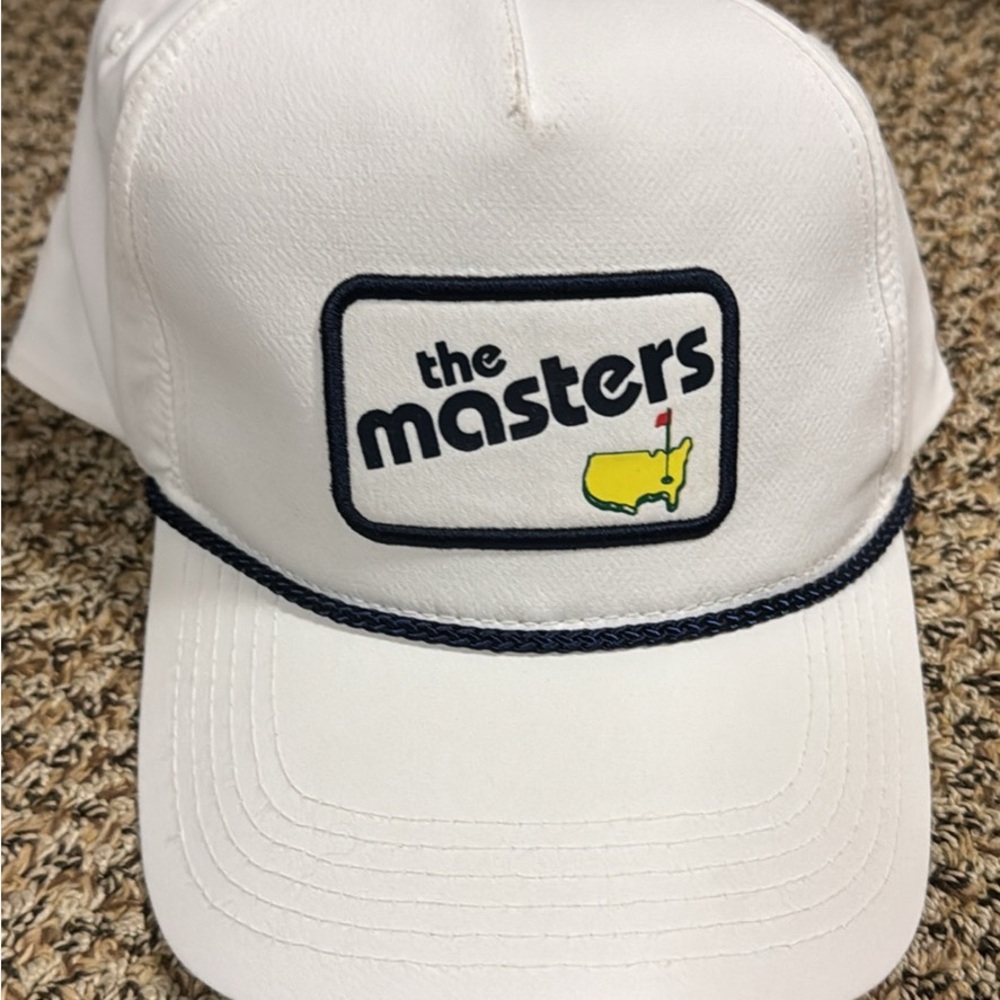 Masters Classic White Golf Cap